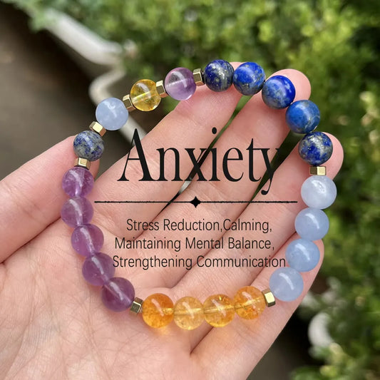 Stress and Anxiety Reduction Gem Bracelet