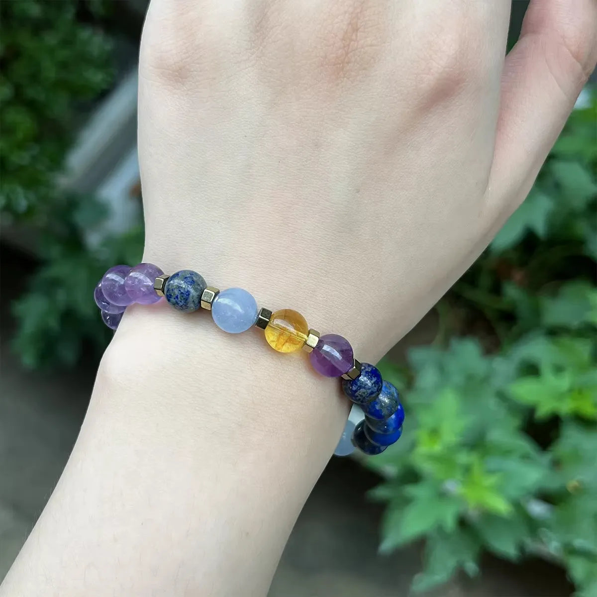 Stress and Anxiety Reduction Gem Bracelet